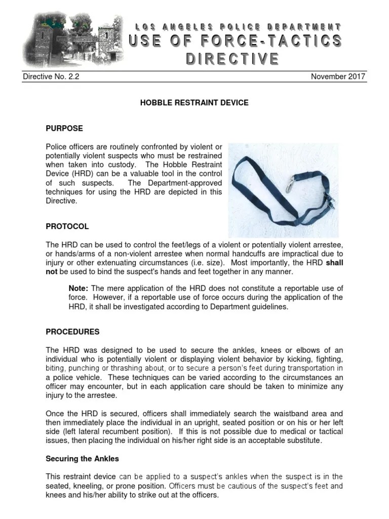 Less Lethal Devices | PDF | Taser | Handcuffs