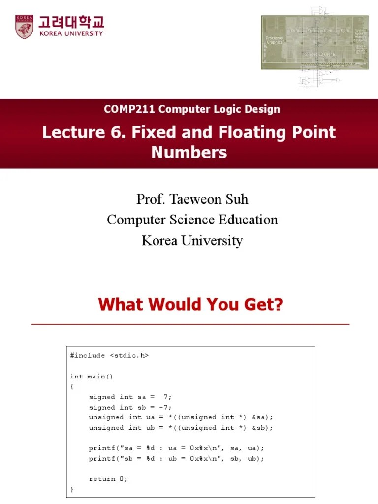 Fixed & Floating Point | PDF | Binary Coded Decimal | Encodings