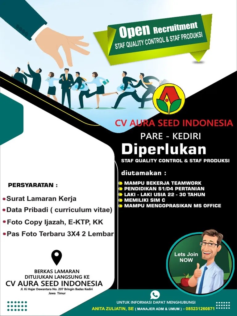 Desain Pamflet Lowongan Kerja | PDF