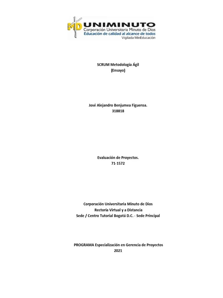 SCRUM Metodología Ágil - EP | PDF