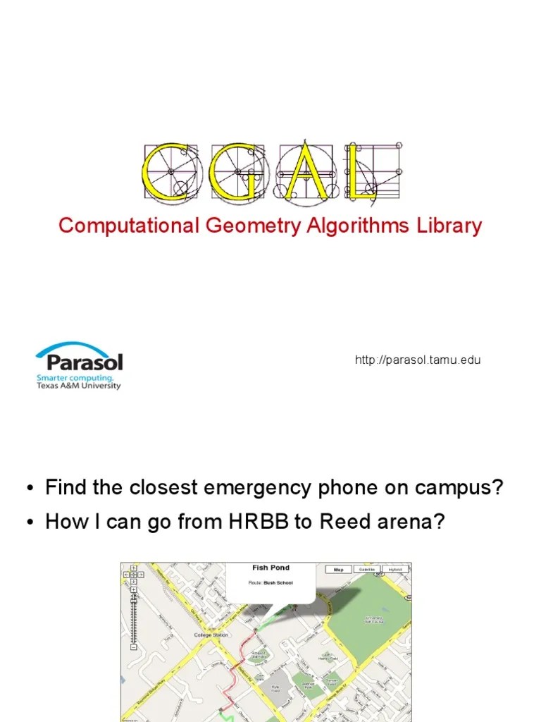 Computation Geometry Algorithm Library Form Texas A & M | PDF ...