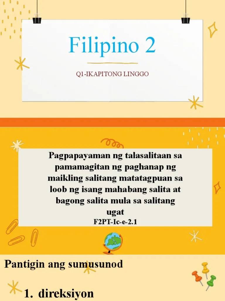 Filipino Q1 Week 7 Day 4 | PDF