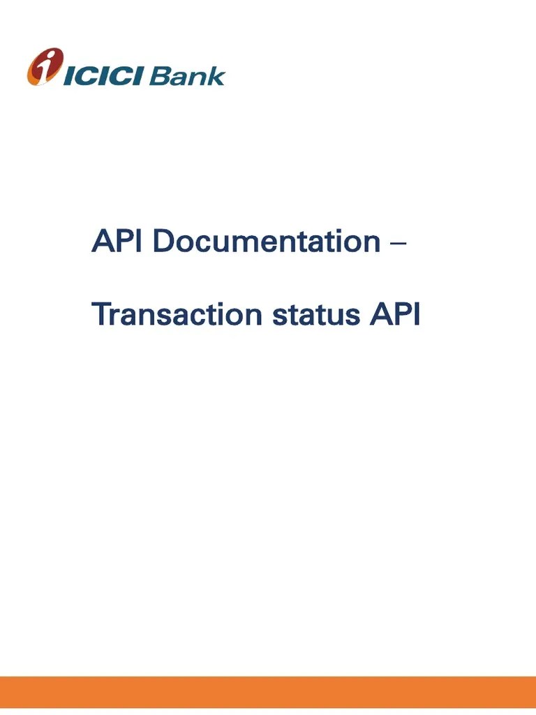 Transaction Status API | PDF | Key (Cryptography) | Encryption