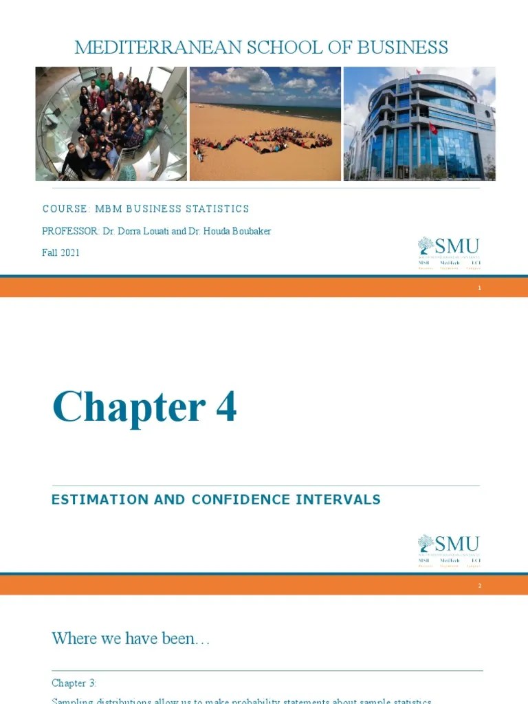 Estimation | PDF | Sample Size Determination | Confidence Interval