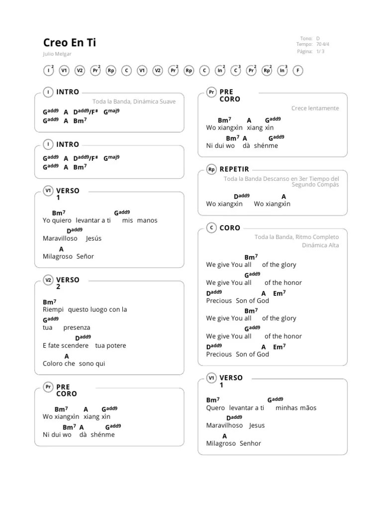 Creo En Ti-Julio Melgar-Se Trata De Ti.D | PDF