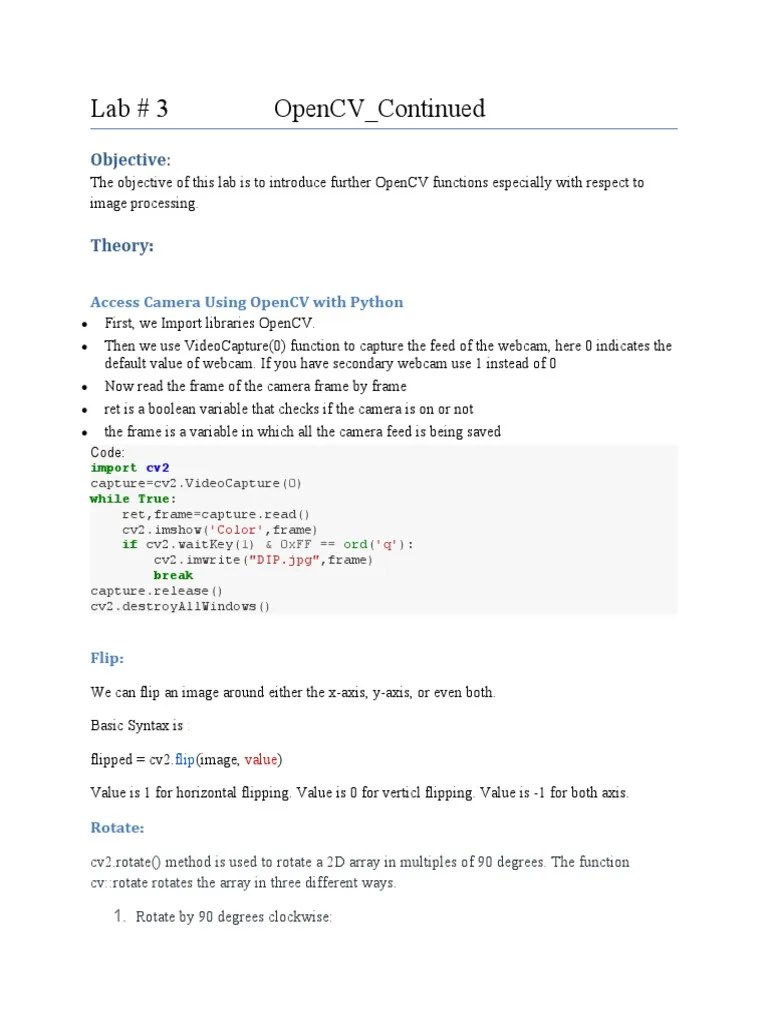 Digital Image Processing Lab Manual# 3 | Download Free PDF | Computer ...