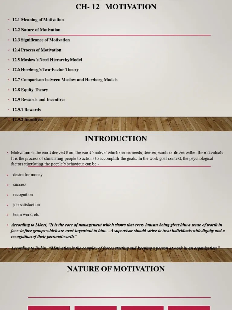 Understanding Employee Motivation: A Comprehensive Review Of Key ...