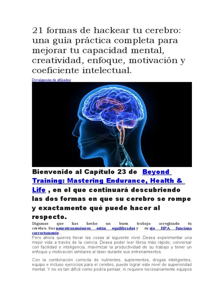 21 Formas De Hackear Tu Cerebro | PDF