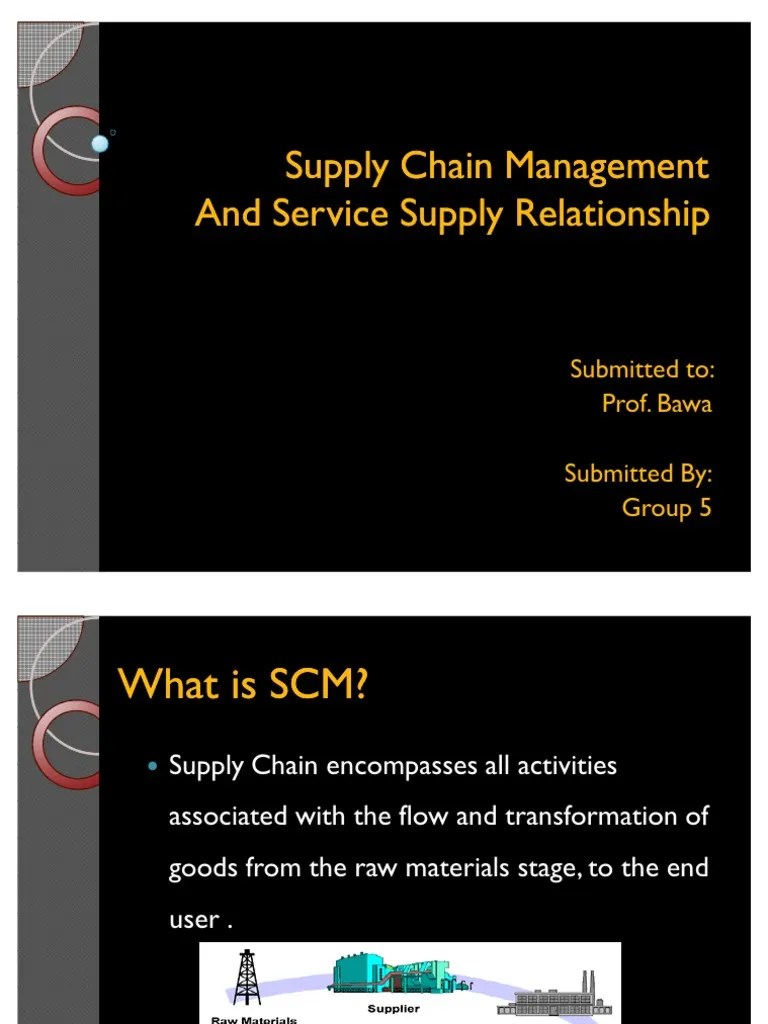 SCM Supply Chain Management (Main) | PDF | Supply Chain | Supply Chain Management