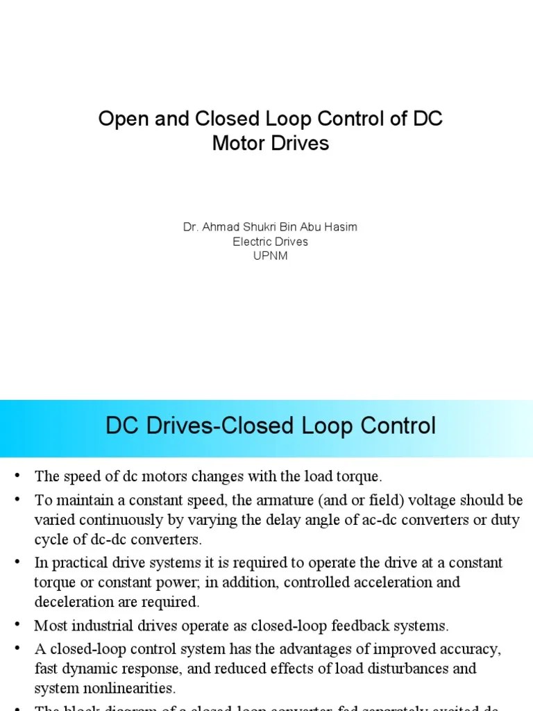 Chapter 4 - Open And Closed Loop System | PDF
