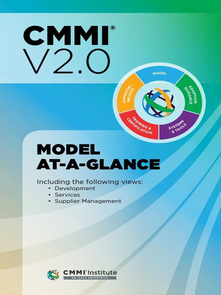 Booklet - CMMI V2.0 Model-at-a-Glance - Digital File 4-Dec-18 | PDF | Risk | Business