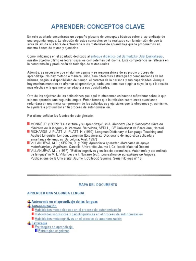 Estrategias De Aprendizaje. | PDF | Aprendizaje | Memoria