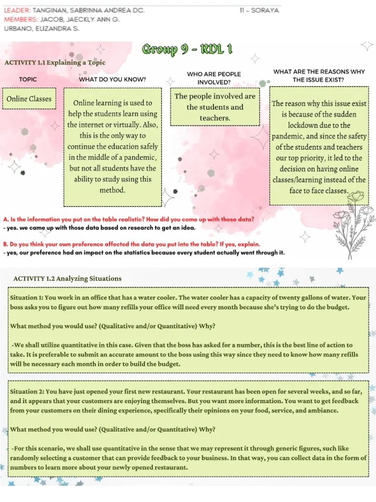 Group 9 - RDL1 | PDF
