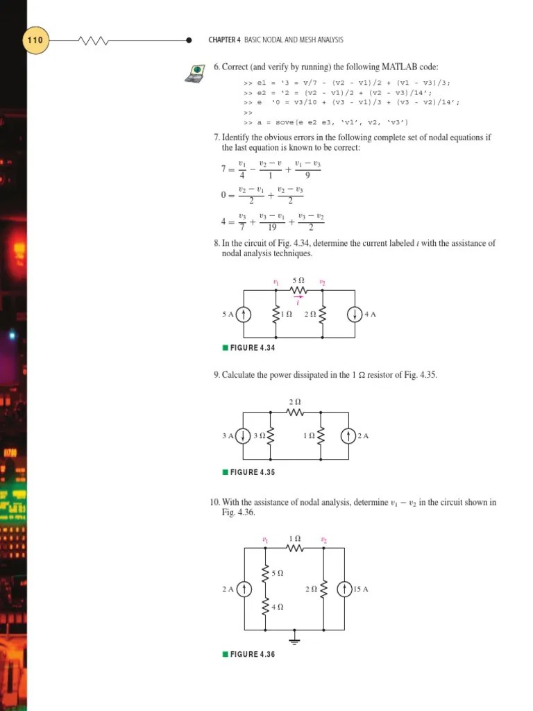 Engineering Circuit Analysis Hayt | PDF | Electrical Network ...