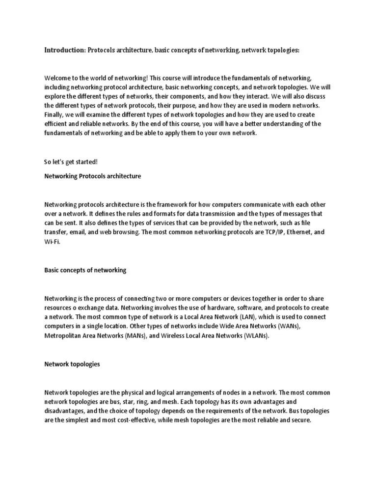 Computer Networks Notes | PDF | Computer Network | Channel Access Method