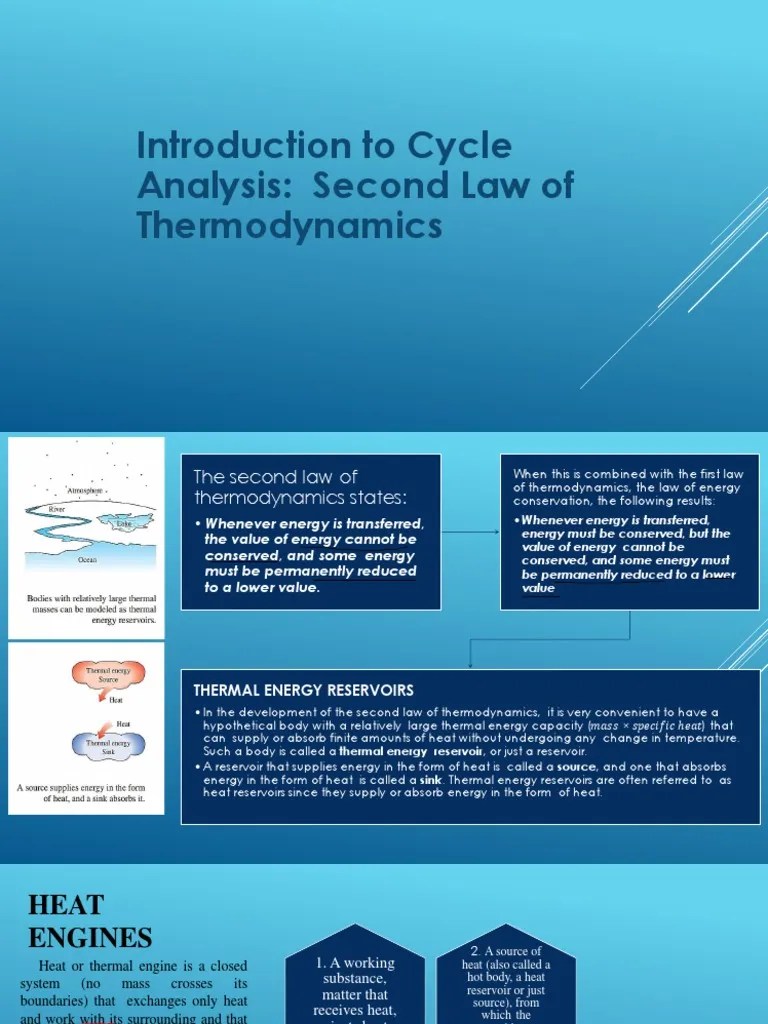 Second Law Of Thermodynamics 1 | PDF | Heat | Heat Pump