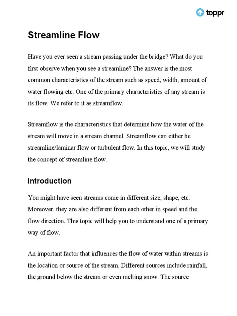 CBSE Class 11 Physics Chapter 10 Mechanical Properties Of Fluids Revision Notes | PDF | Fluid ...