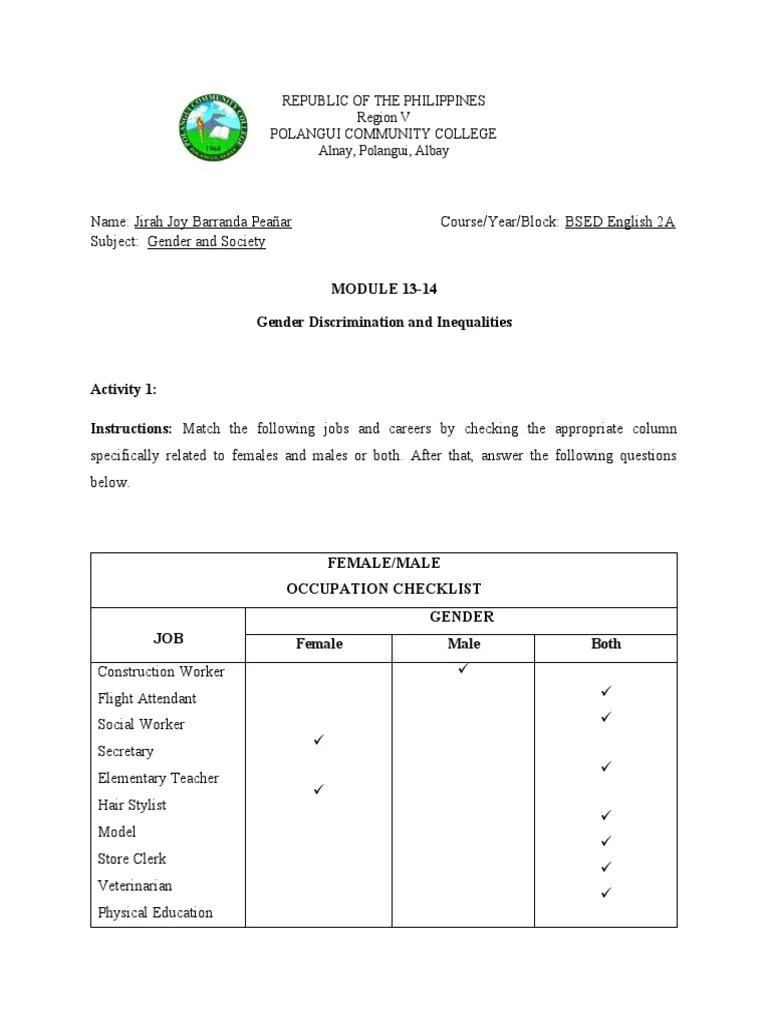 5 Types Of Speaking Assessment Tasks | PDF | Gender | Gender Studies
