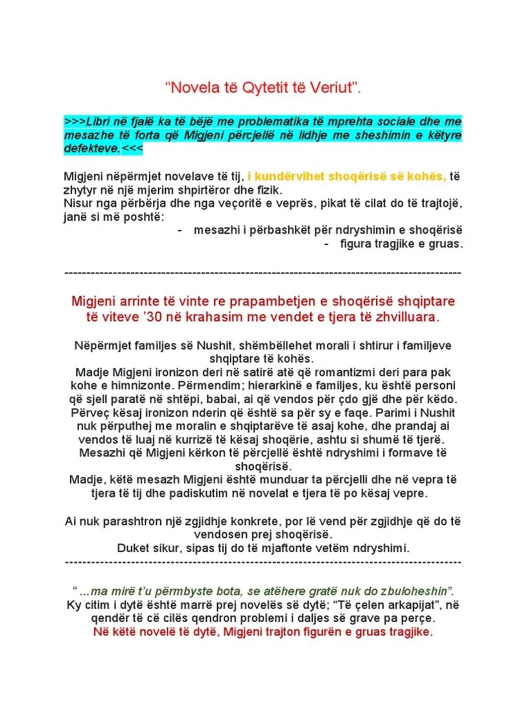 Novela Të Qytetit Të Veriut X Vargjet E Lira X Ndoshta Lasgushi Ose ...