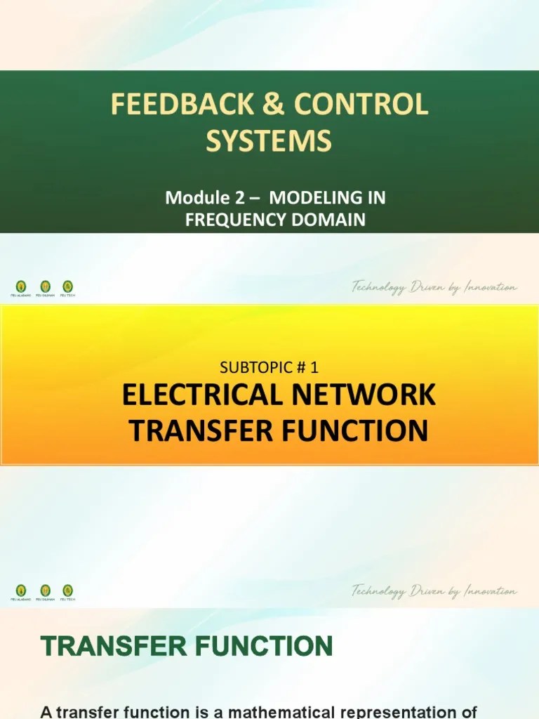 Subtopic 1 Electrical Network Transfer Function PDF | PDF | Electrical ...