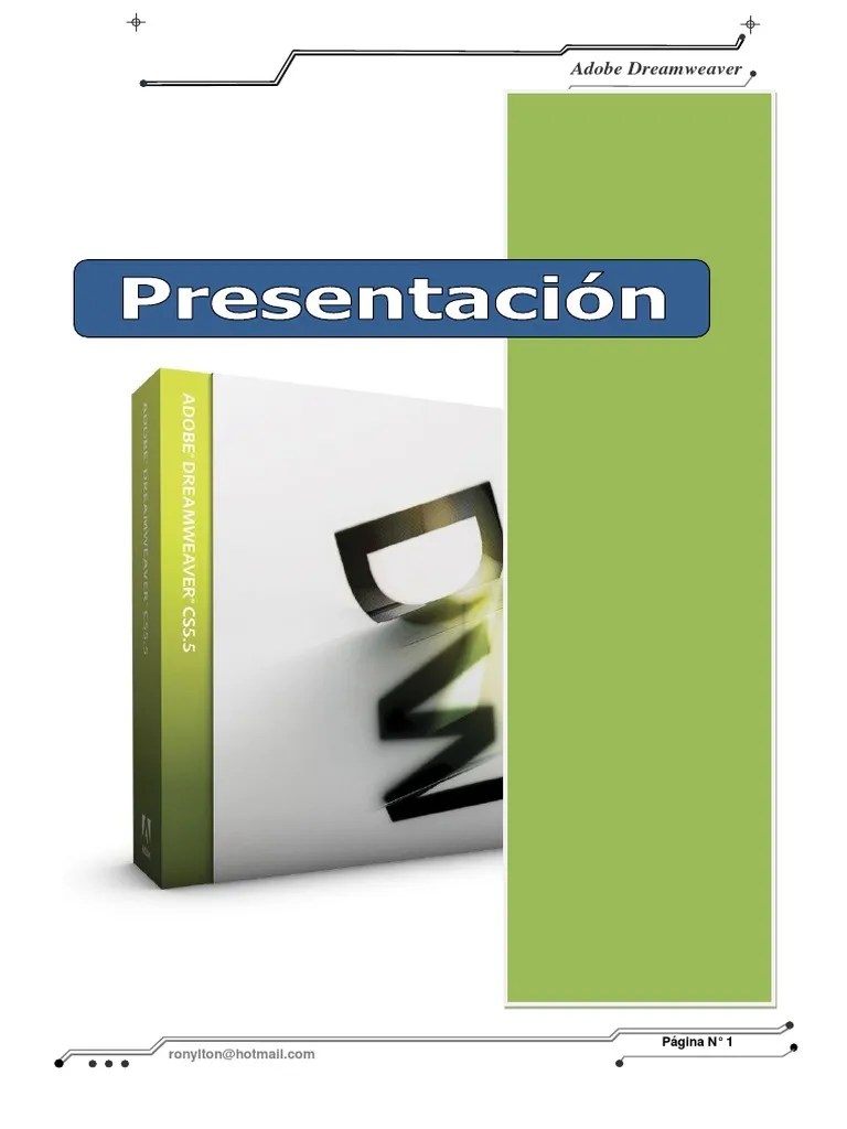 Manual De Dreamweaver Y Flash | PDF | Adobe Dreamweaver | HTML