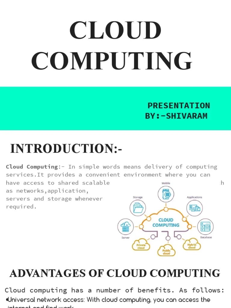 Cloud Computing | PDF