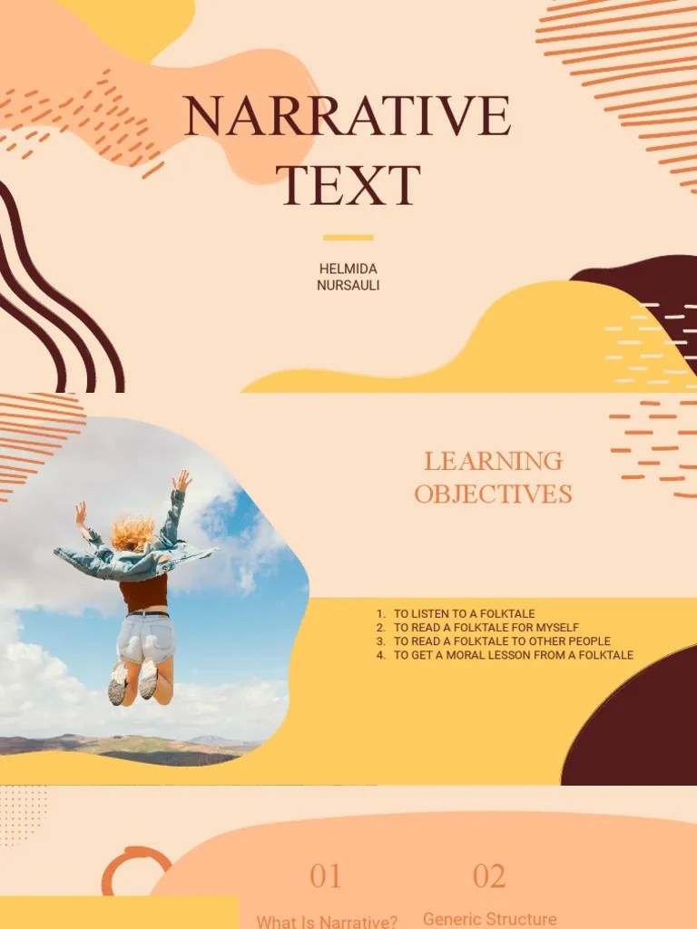 Materi Ajar Kelas 9 - Narrative | PDF | Noun | Linguistics