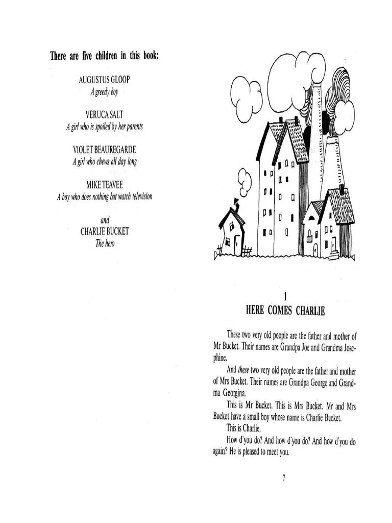 Dahl R - Charlie And The Chocolate Factory | PDF