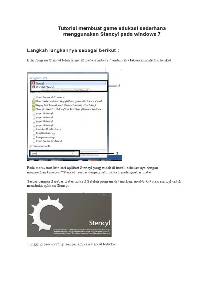 Tutorial Membuat Game Edukasi Sederhana | PDF
