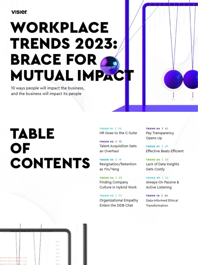 Visier Workplace Trends 2023 FINAL | PDF | Analytics | Employment