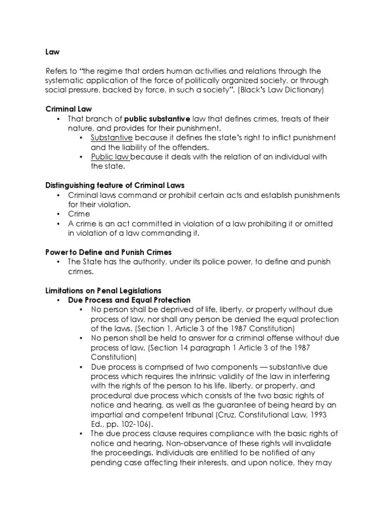 Criminal Law Powerpoint | Download Free PDF | Crimes | Crime & Violence