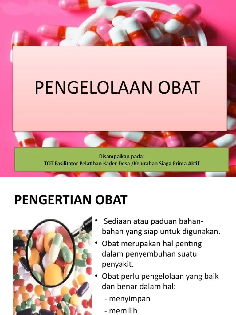Pengelolaan Obat. Di Posyandu | PDF