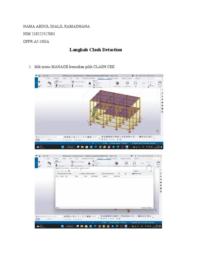 ABDUL Langkah Clash Detection | PDF