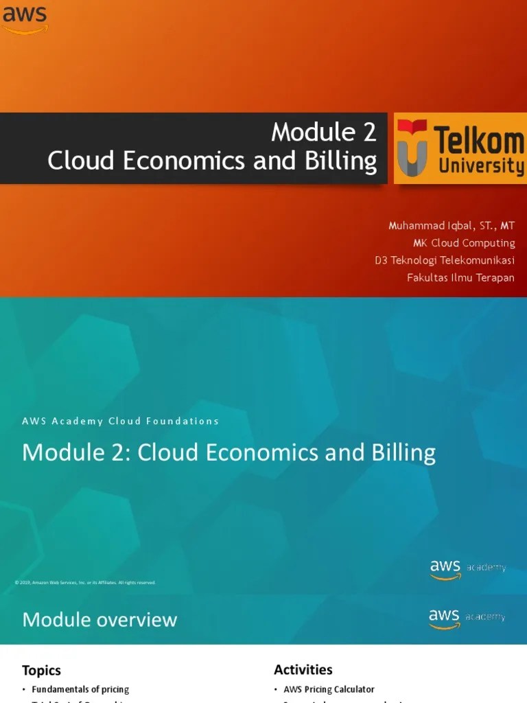 AcademyCloudFoundations Module 02 Cloud Economics And Billing | PDF ...