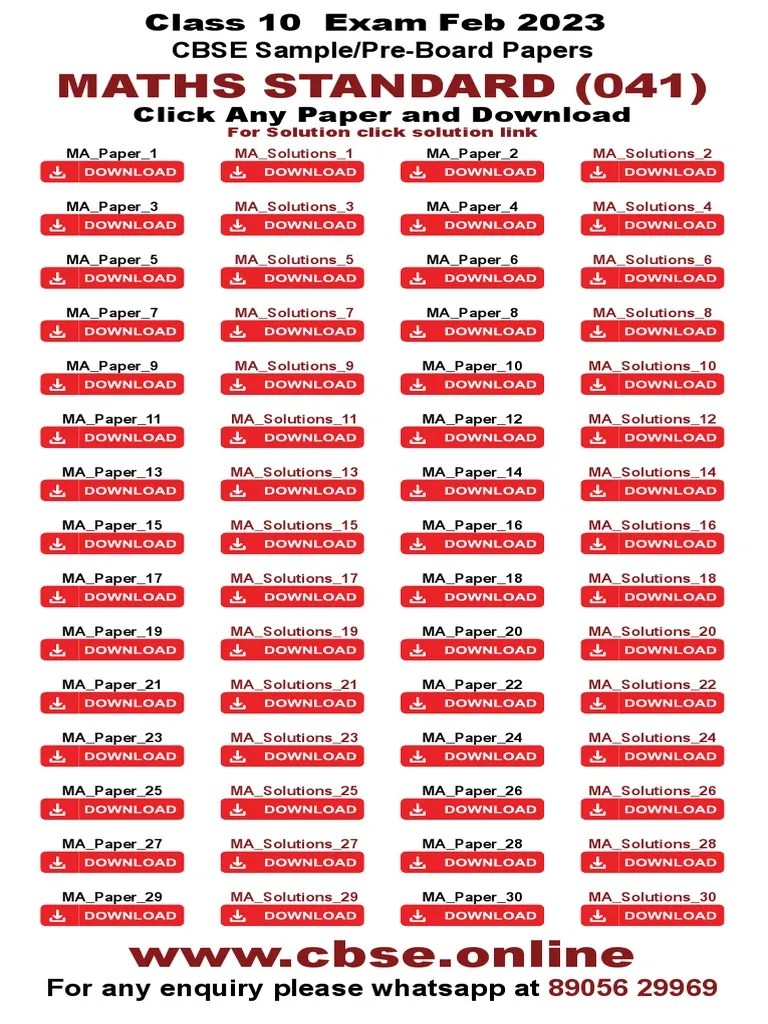 Maths Sample Papers | PDF | Adolescence | Education Policy