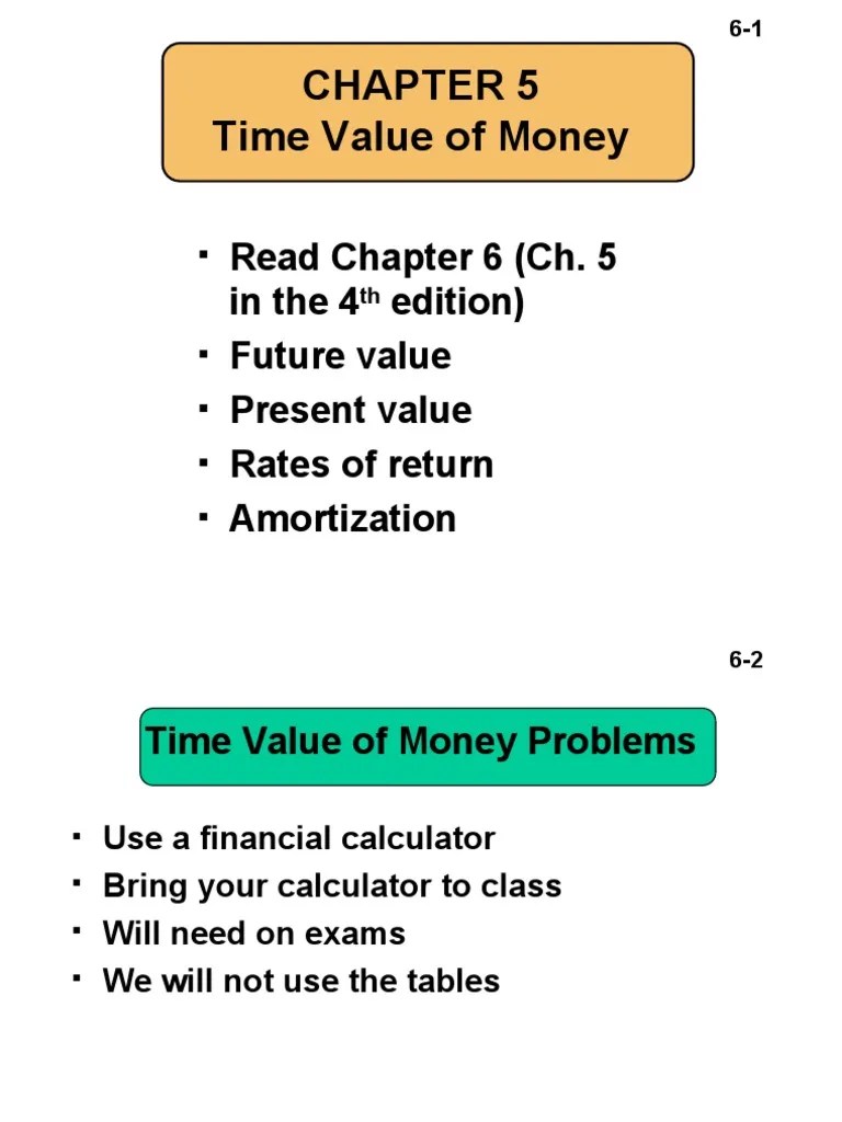 Chapter 6 | PDF | Present Value | Interest