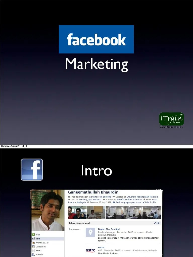 Facebook Marketing 101 | PDF | Social Media | Popular Culture & Media ...