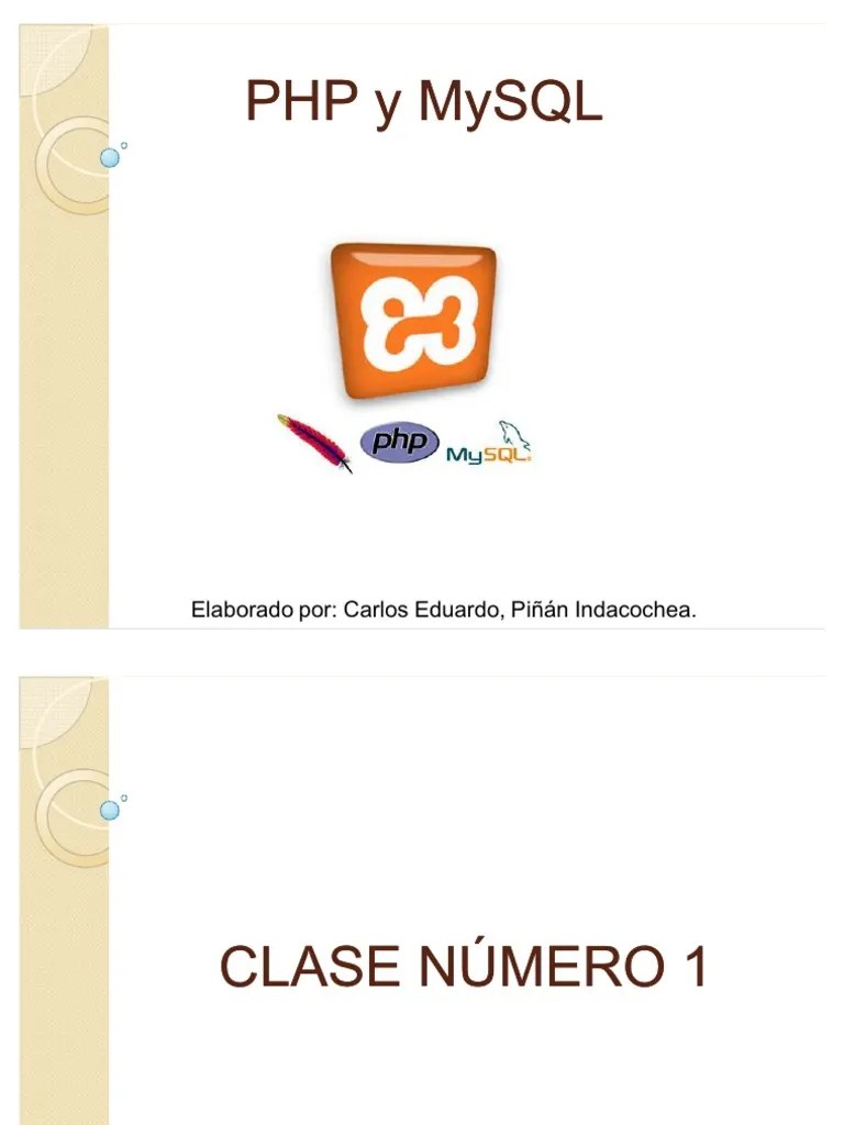 Curso PHP Y Mysql | PDF | Ajax (Programación) | Hojas De Estilo En Cascada