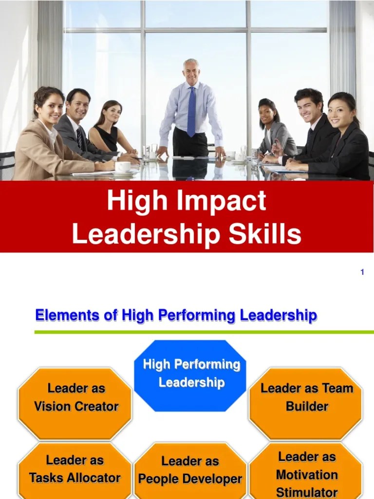 Ebook High Impact Leadership Skills | PDF | Leadership | Motivational