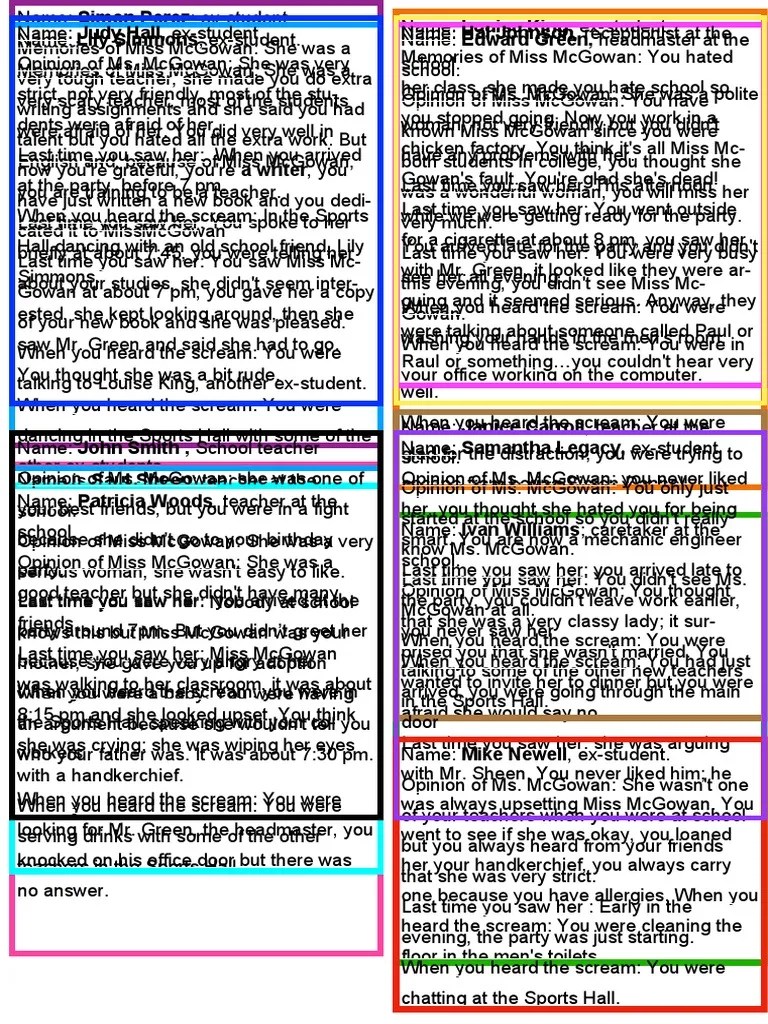 Murder Mystery | PDF