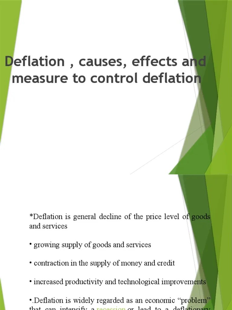 Deflation | PDF | Deflation | Recession
