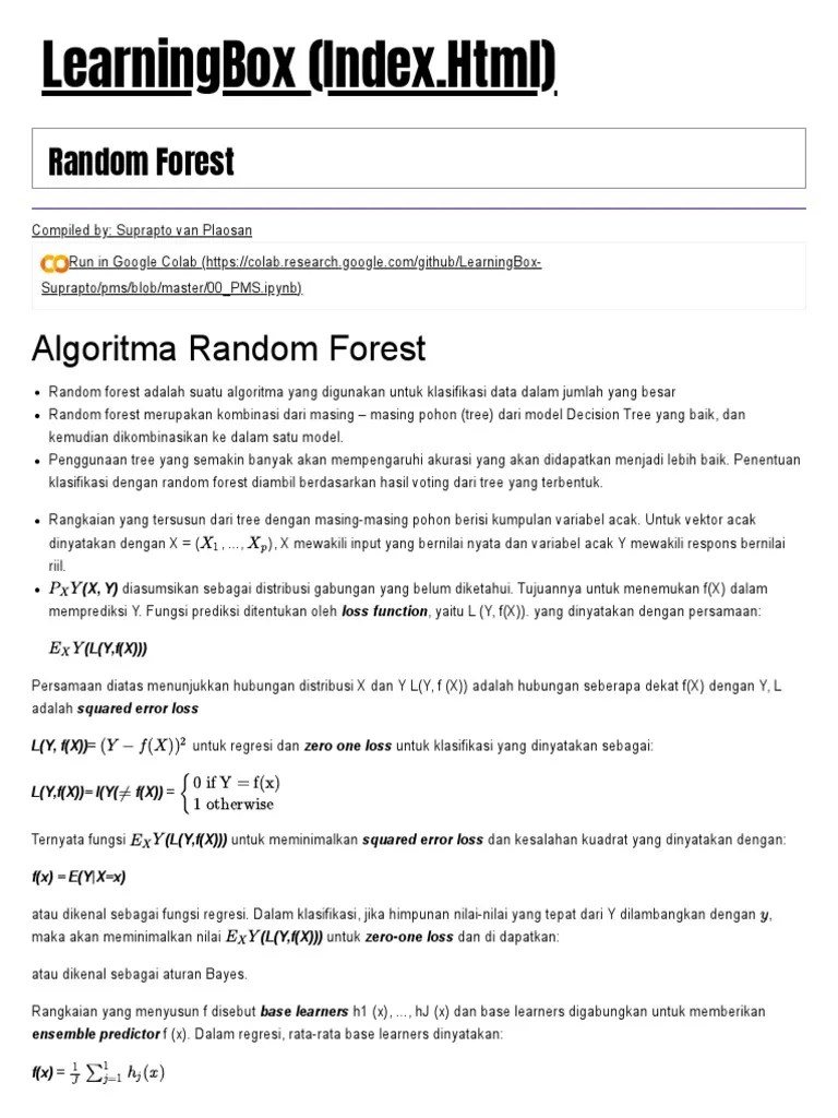 Random Forest | PDF