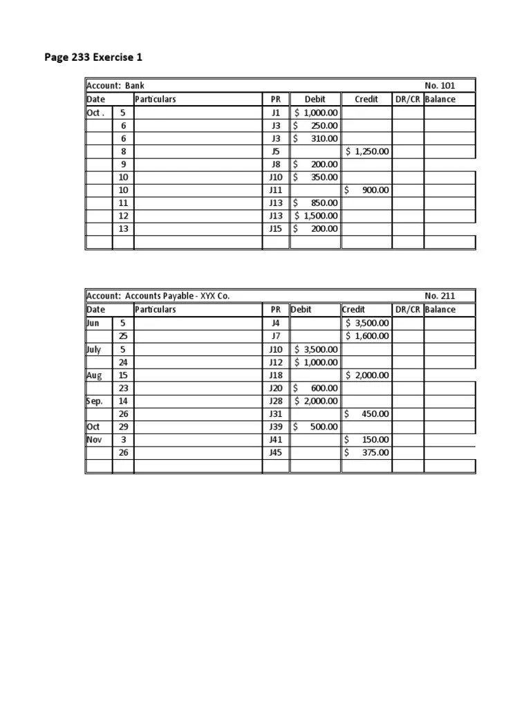 Chapter 7 Worksheets | PDF | Debits And Credits | Accounting
