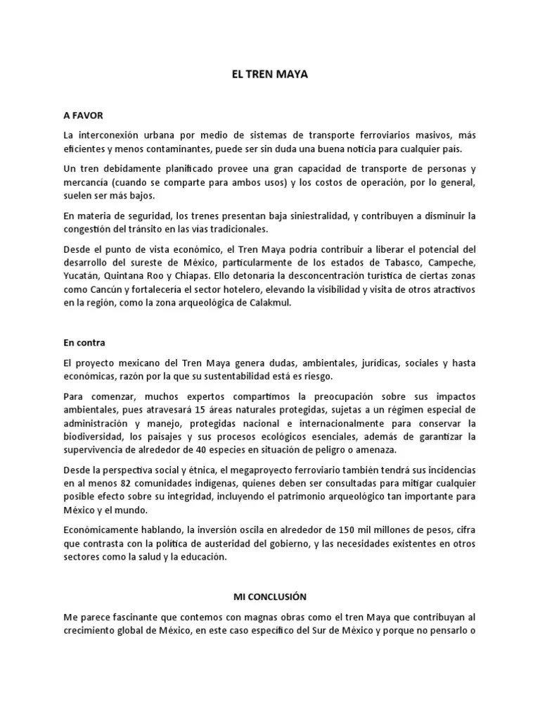 El Tren Maya | PDF