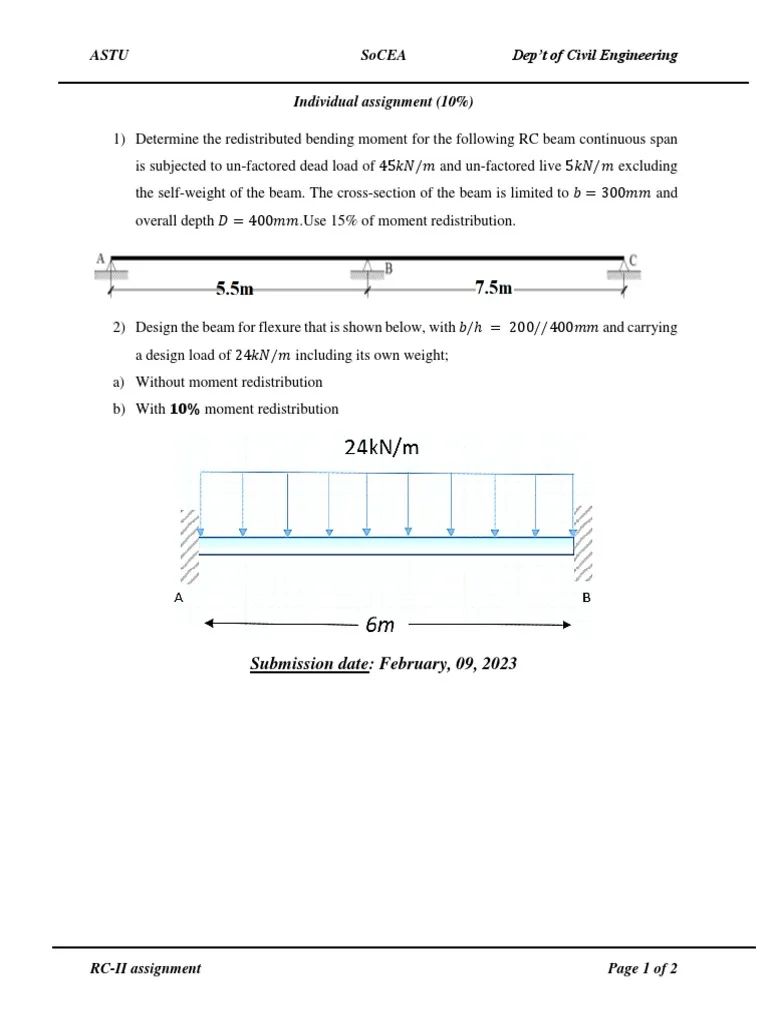 RC II Assignment | PDF