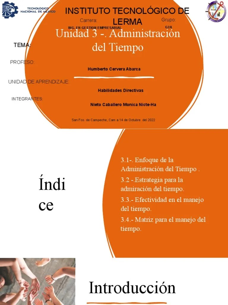 3.2 Estrategias Para Administrar El Tiempo | PDF | Gestión Del Tiempo ...