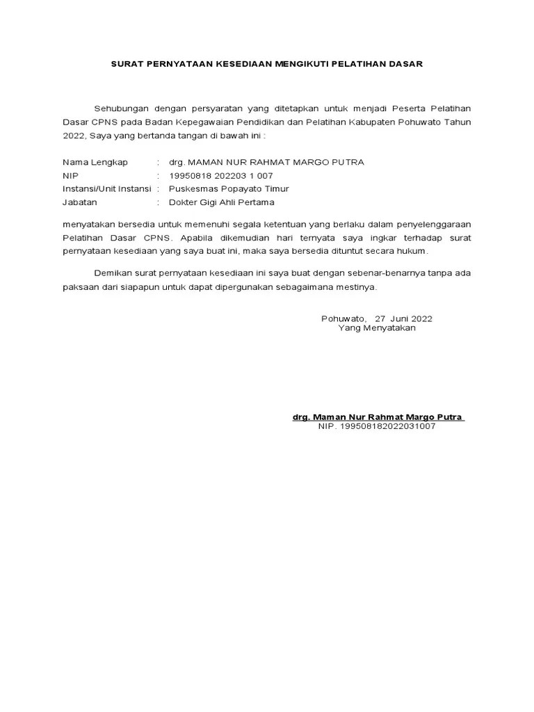 Lampiran Berkas Pendaftaran | PDF