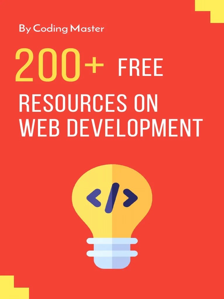200 + FREE Resources On Web Development | PDF | Html5 | World Wide Web
