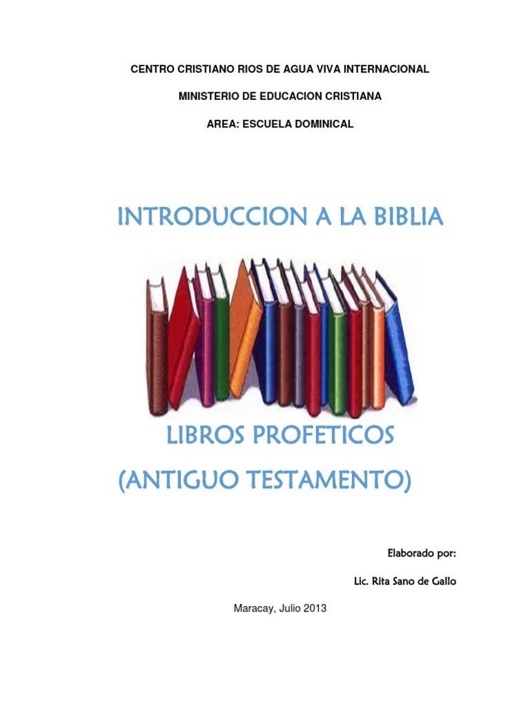 Manual Profetas Mayores-Menores | PDF | Jeremías | Ezequiel