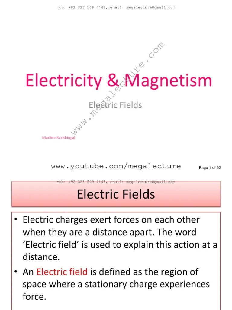 17 Electric Fields | PDF | Electric Field | Voltage